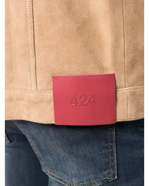 424 ボタンアップ レザージャケット - サムネイル5