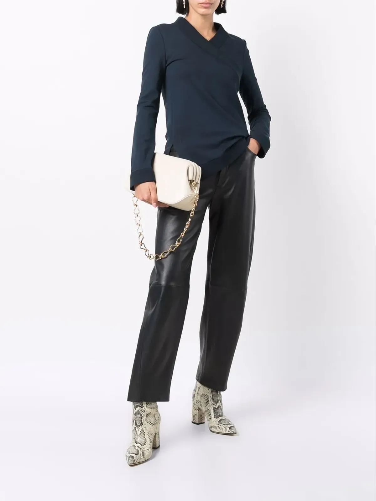 Emporio Armani ラップネックライン ジャンパー - 画像2