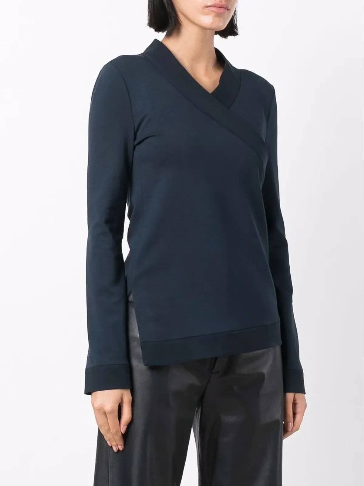 Emporio Armani ラップネックライン ジャンパー - 画像3