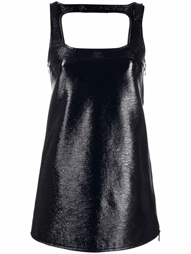 Courrèges Courrèges ノースリーブ ビニール ミニドレスの商品画像