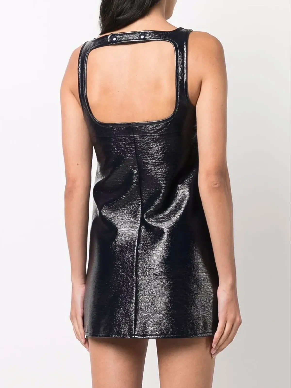 Courrèges ノースリーブ ビニール ミニドレス - 画像4
