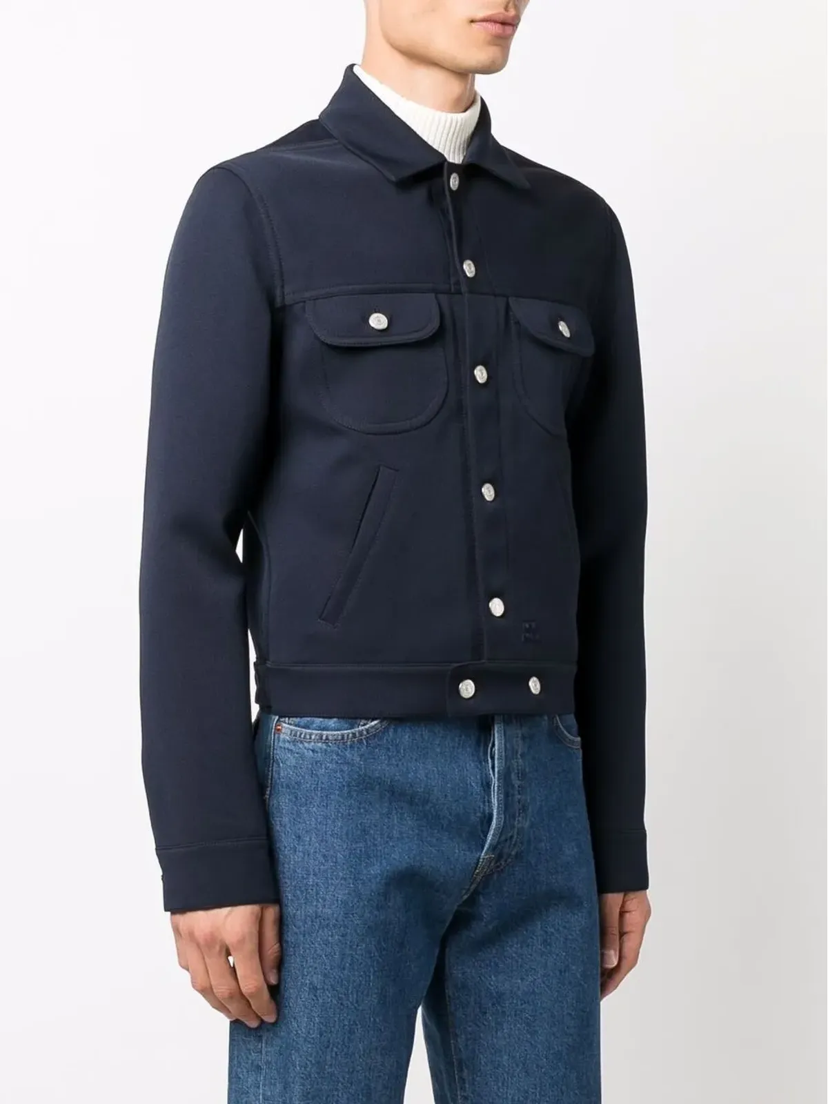 Courrèges ツイル トラッカージャケット - 画像3