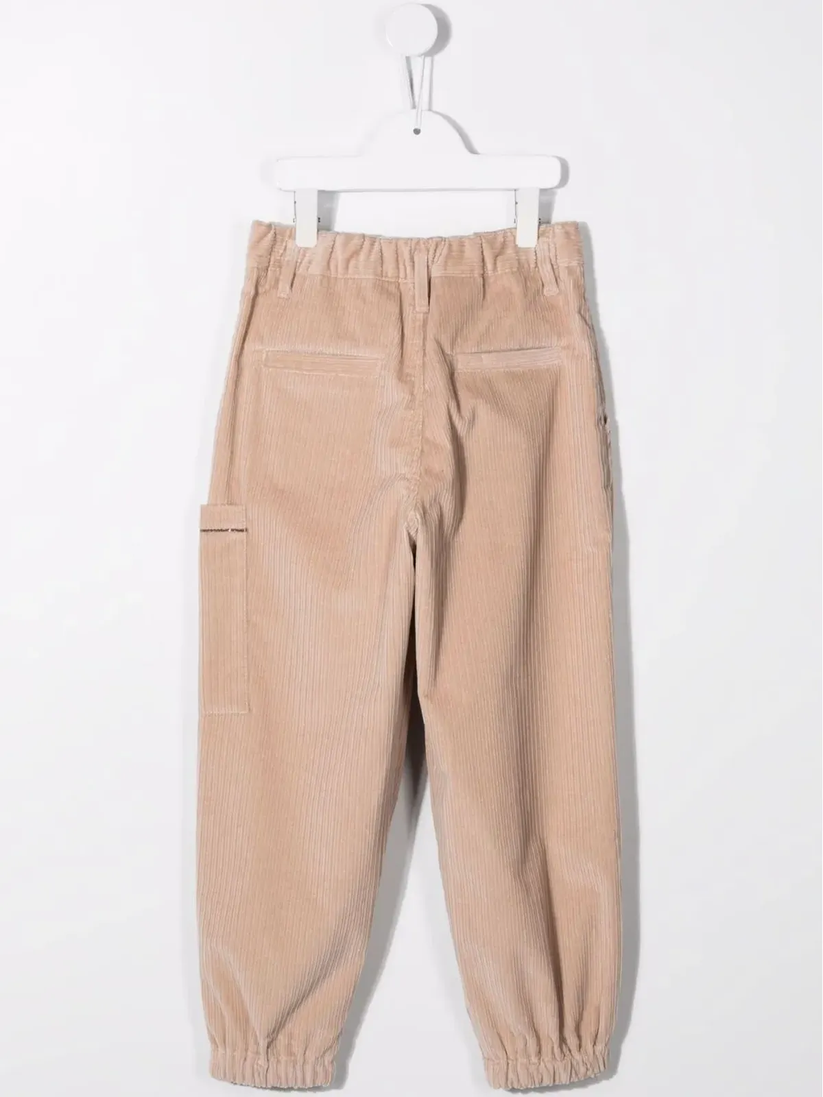 Brunello Cucinelli Kids コーデュロイのワイドレッグパンツ - 画像2