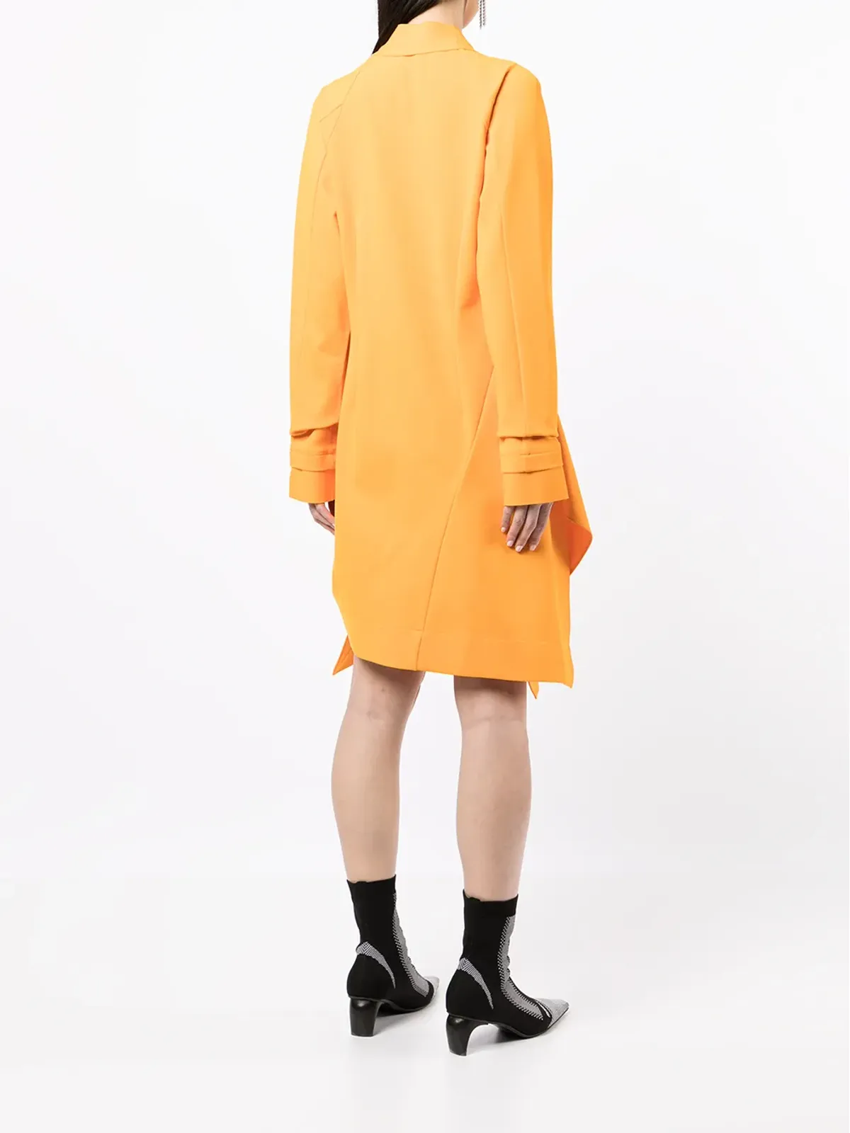 Off-White パネルドシャツドレス - 画像4