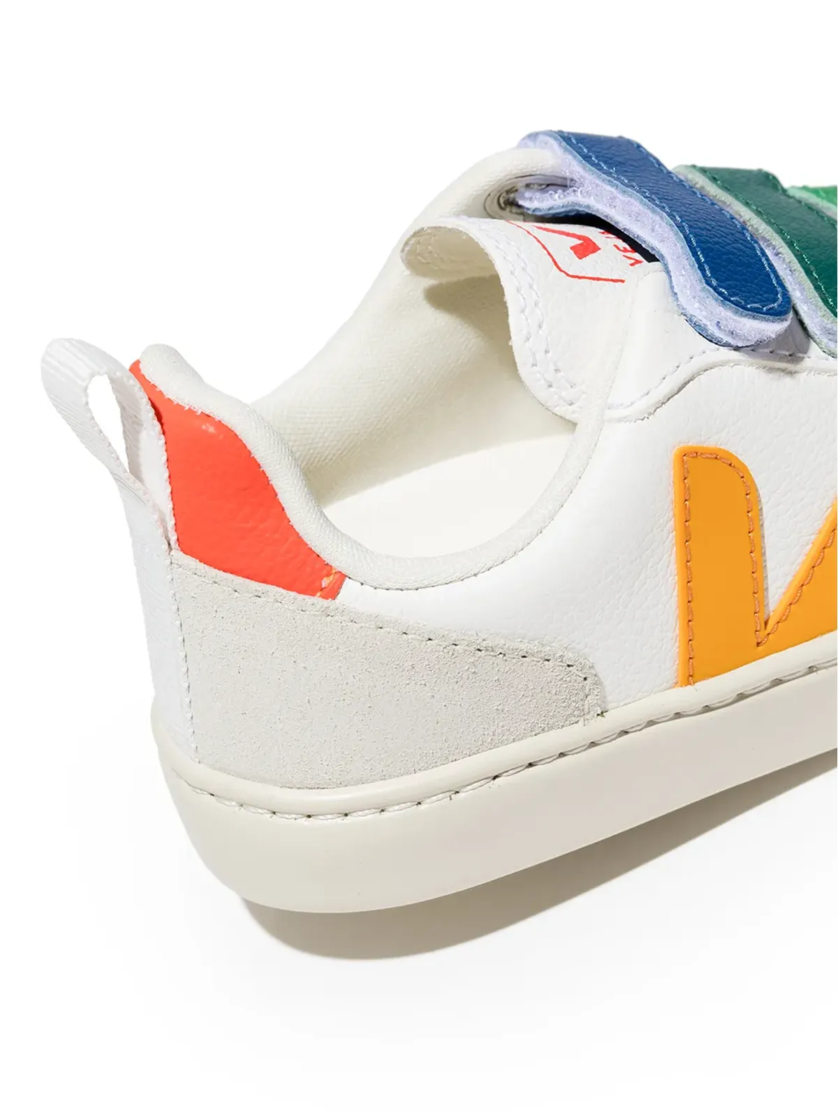 VEJA Kids V-10 タッチストラップスニーカー - 画像4