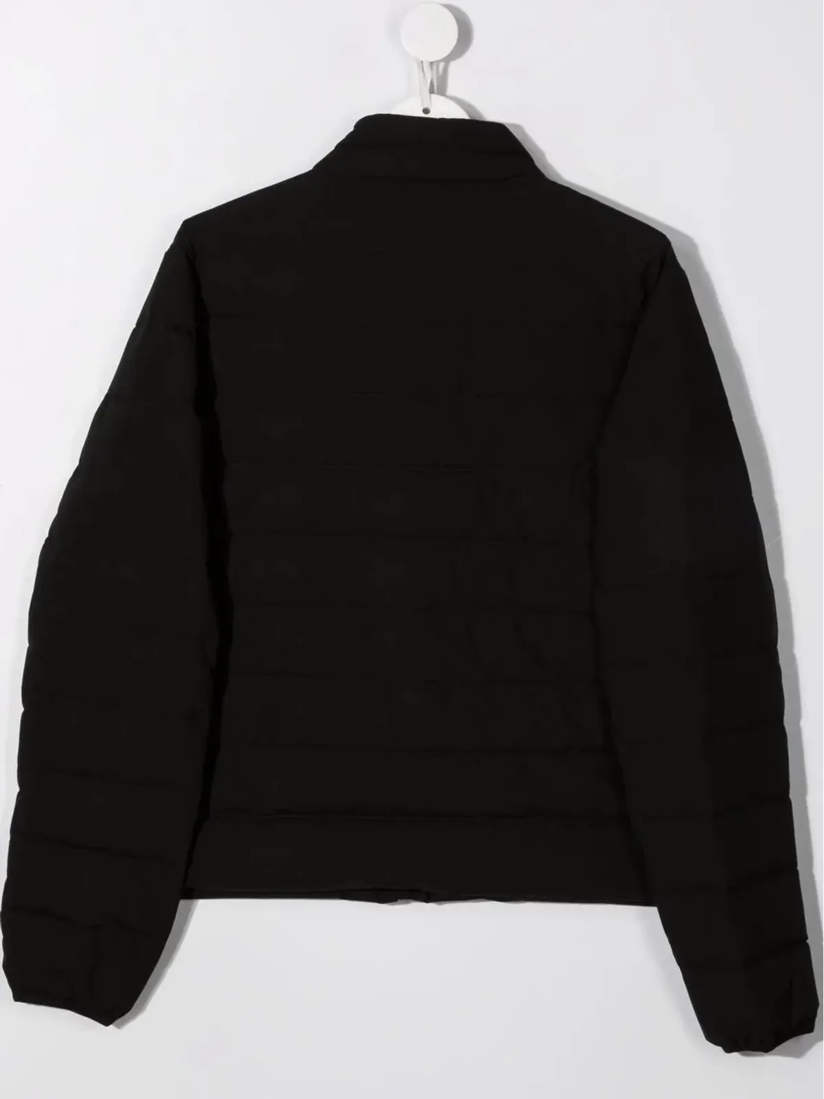 Emporio Armani Kids ロゴパッチ付きジップアップパディングジャケット - 画像2