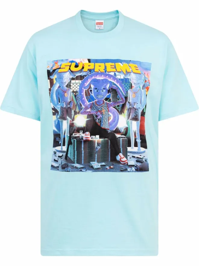 Supreme Supreme 最高級半袖Tシャツ - ブルーの商品画像