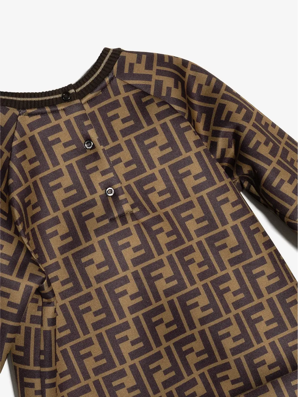 Fendi Kids テディベア FF ロゴ スウェットシャツ - 画像5