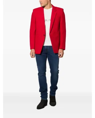 Saint Laurent ピンストライプ柄 シングルブレストブレザー - サムネイル2