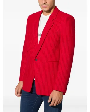 Saint Laurent ピンストライプ柄 シングルブレストブレザー - サムネイル3