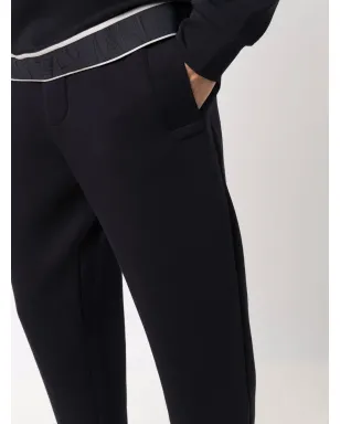 Emporio Armani テーパードレッグ無地トラックパンツ - サムネイル5