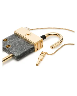 Givenchy ゴールドのツートーンブラスパドロック - サムネイル2