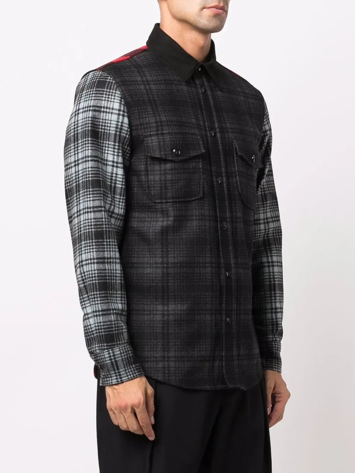 Woolrich アラスカン パッチワーク オーバーシャツ - 画像3