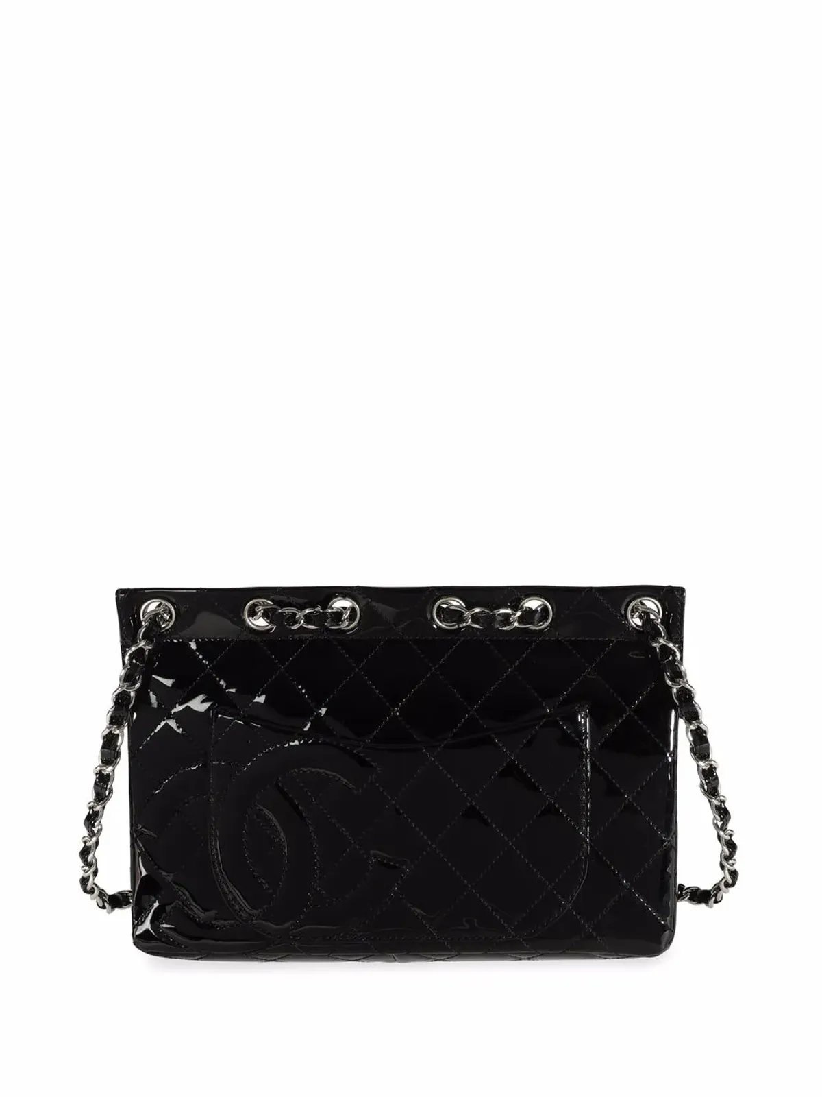 CHANEL Pre-Owned スーパーモデル ダイヤモンドキルト ショルダーバッグ - ブラック - 画像2