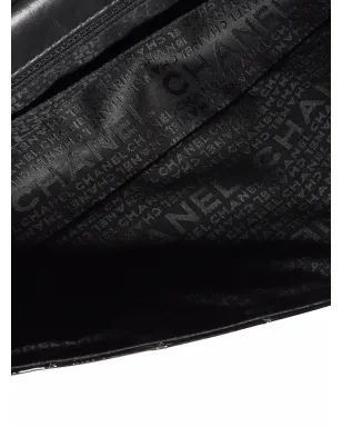 CHANEL Pre-Owned スーパーモデル ダイヤモンドキルト ショルダーバッグ - ブラック - サムネイル4