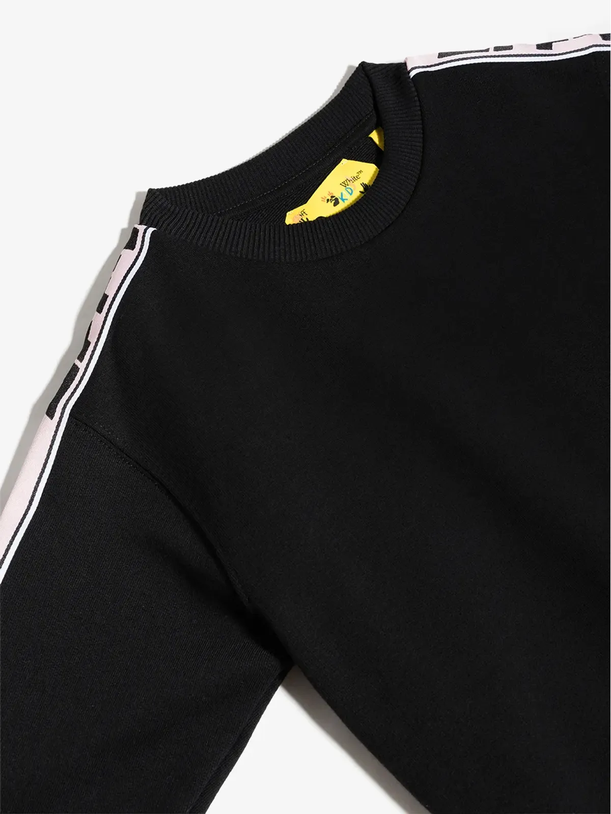 Off-White Kids ロゴテープ クルーネック スウェットシャツ - 画像4