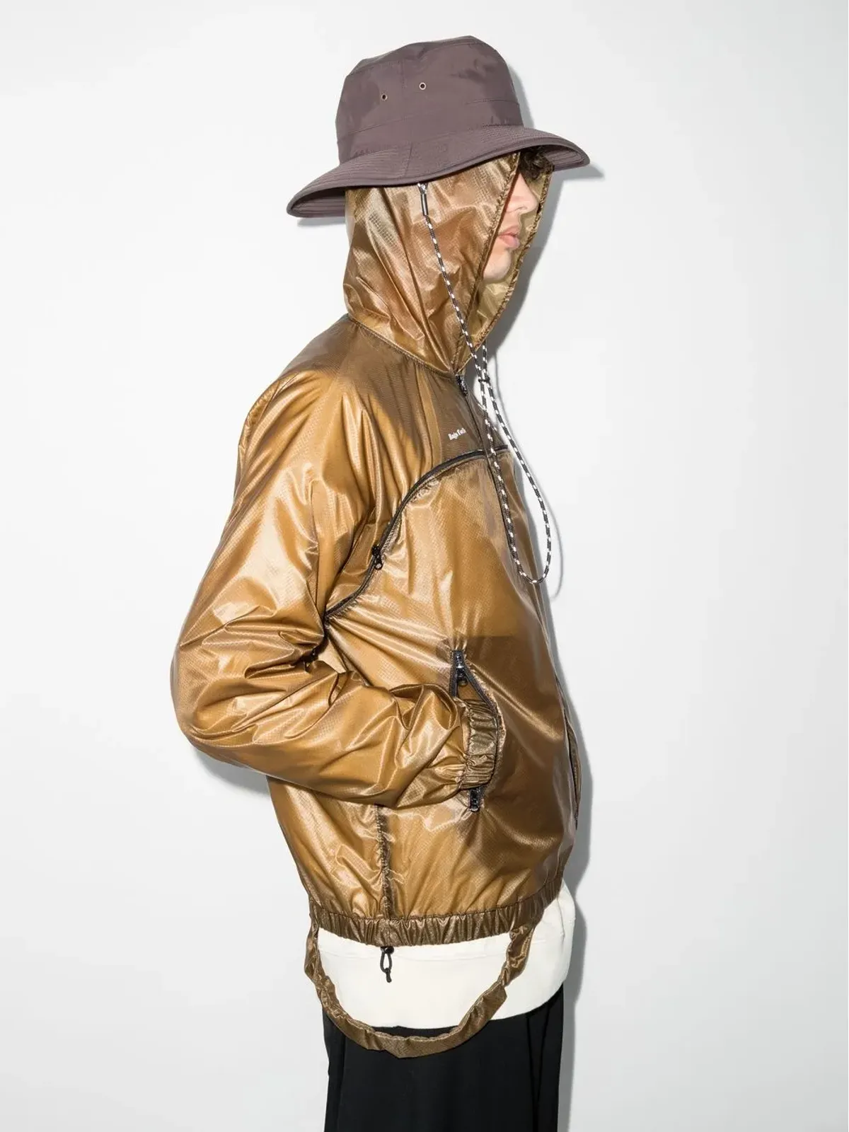 Undercover ロゴプリントのフード付きパフォーマンスジャケット - 画像2