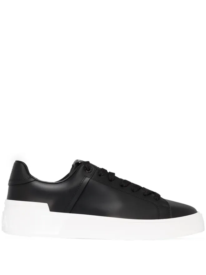 BALMAIN Balmain B-Court ローカットスニーカー ブラックの商品画像