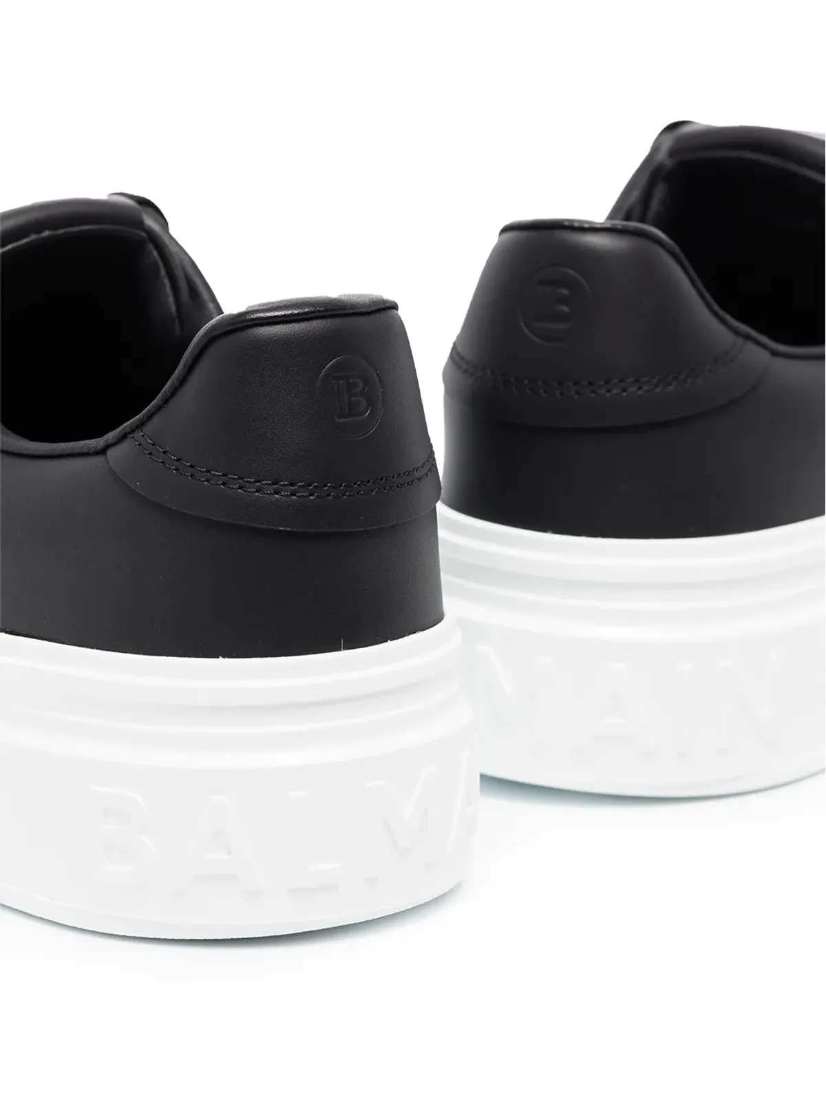 Balmain B-Court ローカットスニーカー ブラック - 画像2