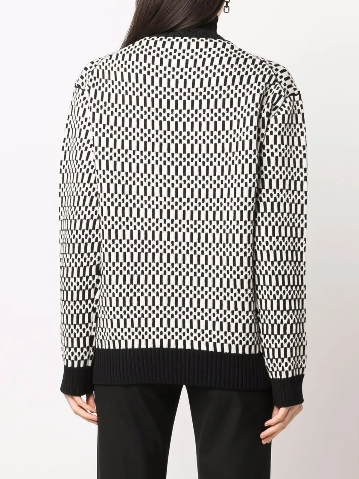 Jil Sander スカーフディテール柄セーター - White - 画像4