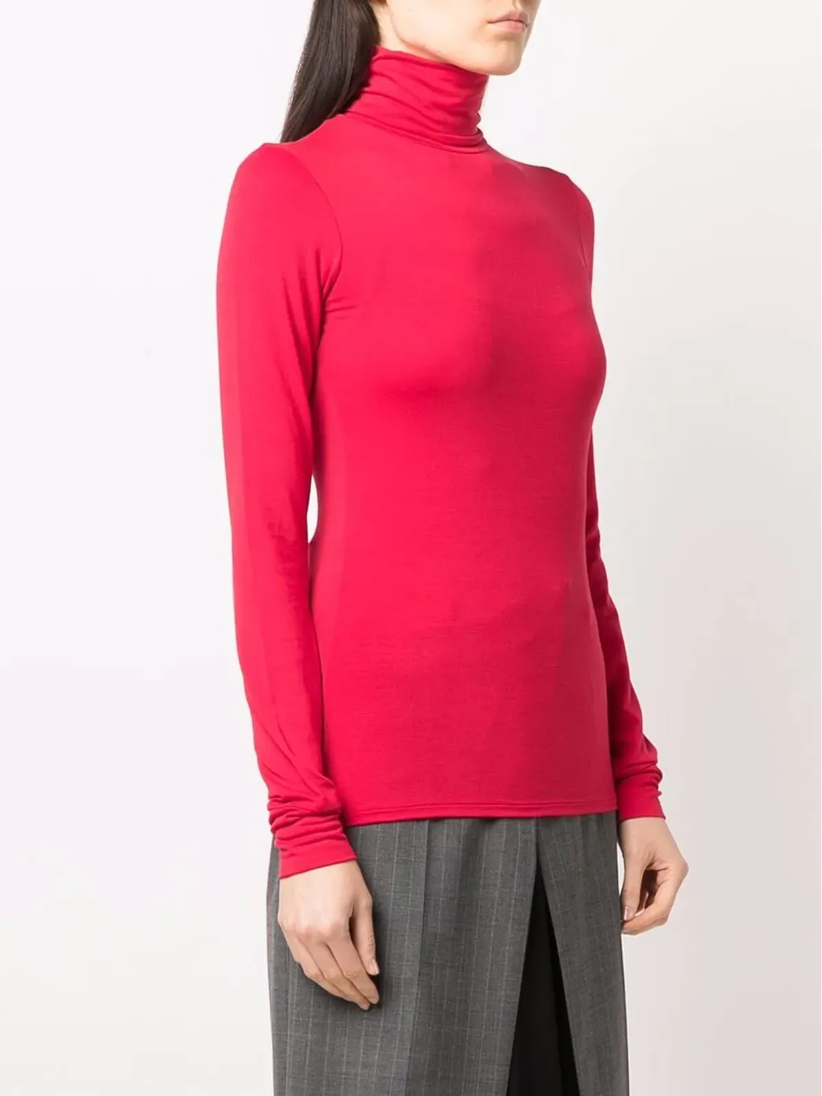 Raf Simons ロールネック ジャージートップ - 画像3