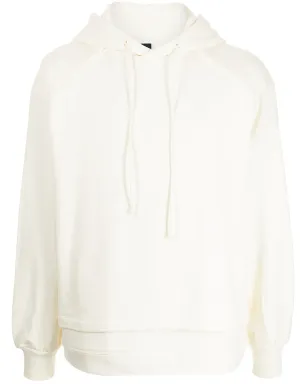 Juun.J layered cotton hoodie - White - サムネイル1