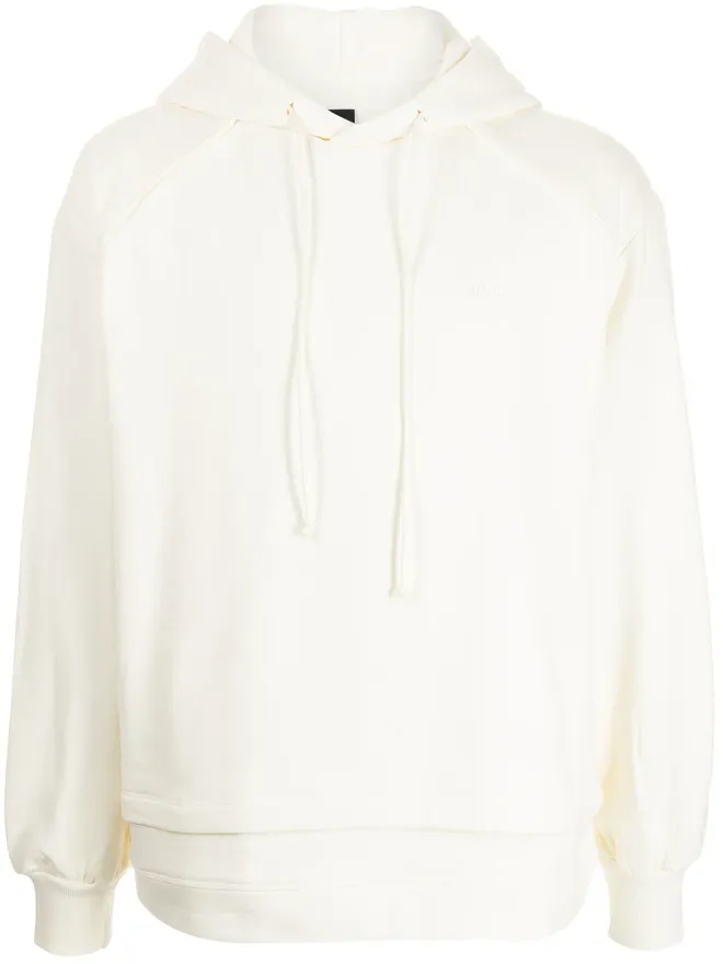 Juun.J Juun.J layered cotton hoodie - Whiteの商品画像
