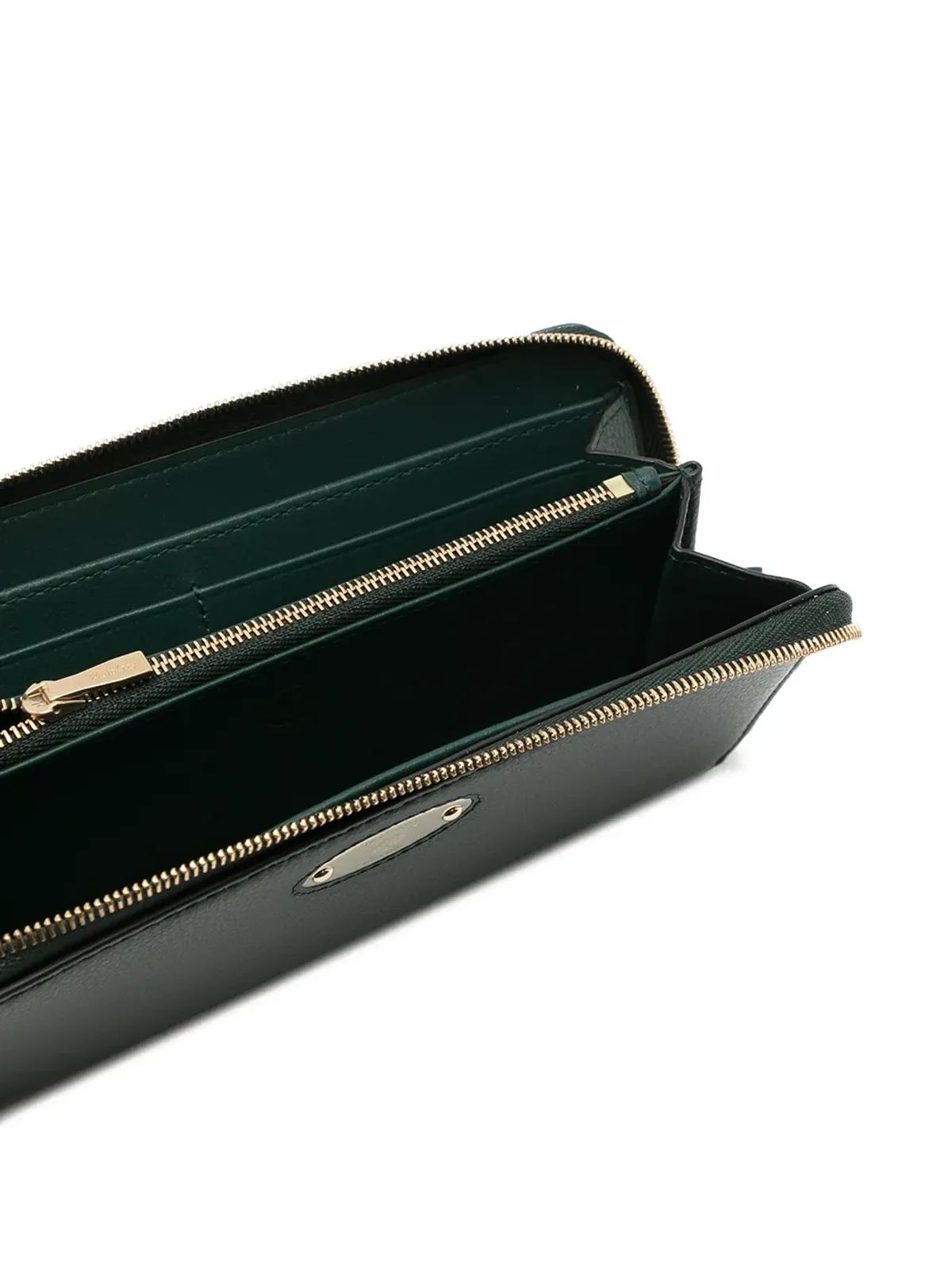 Mulberry ロゴプレート付きジップ付き財布 - 画像3