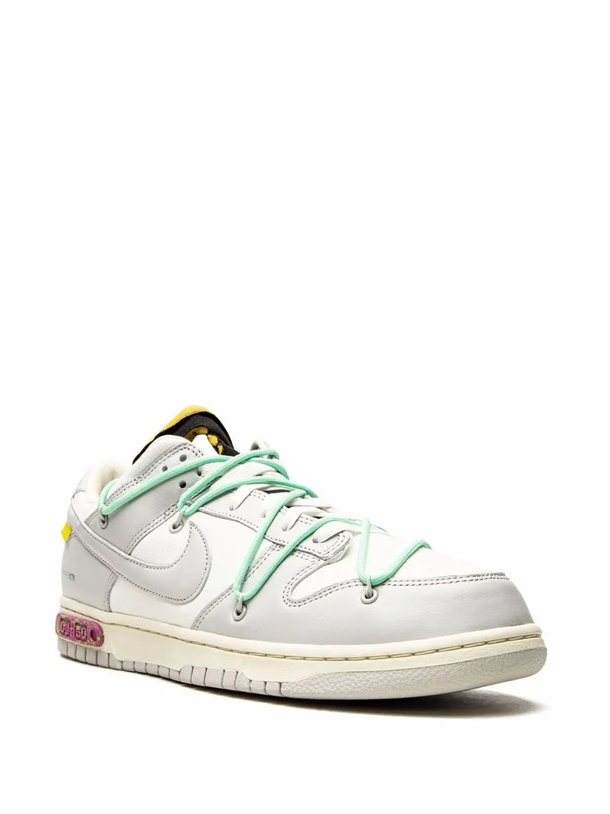 Nike X Off-White ダンク ロー Lot 04 スニーカー - 画像2