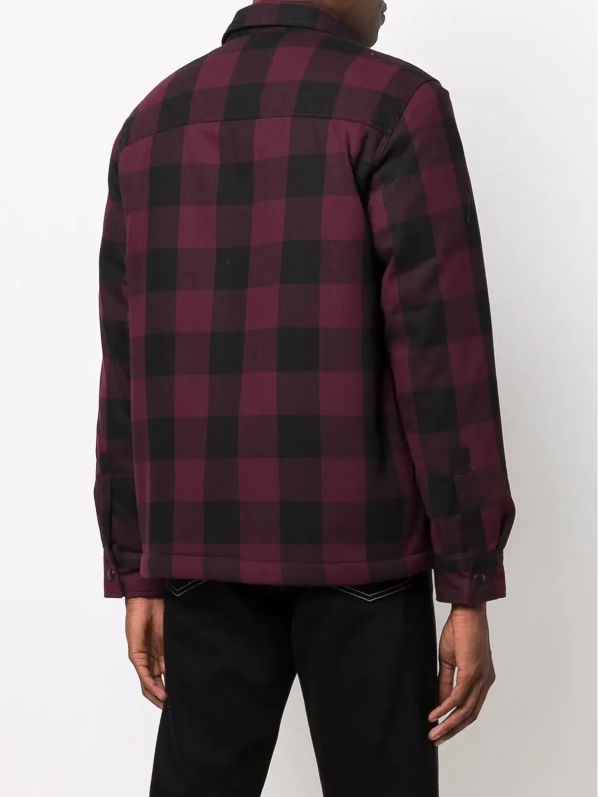 Dickies Construct Sacramento チェック柄 シェルパライニング ジャケット - 画像3