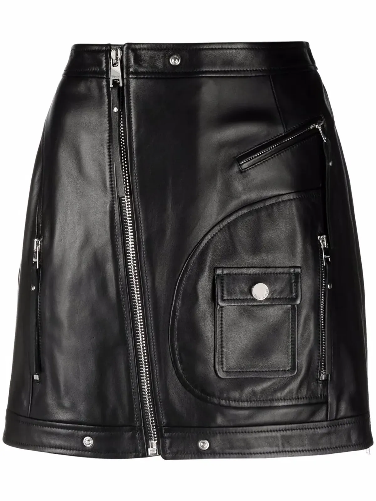 RED Valentino ジップアップ バイカースカート - 画像1