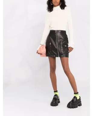 RED Valentino ジップアップ バイカースカート - サムネイル2
