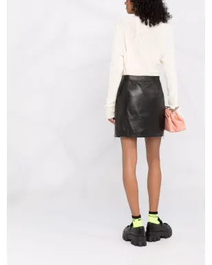 RED Valentino ジップアップ バイカースカート - サムネイル4