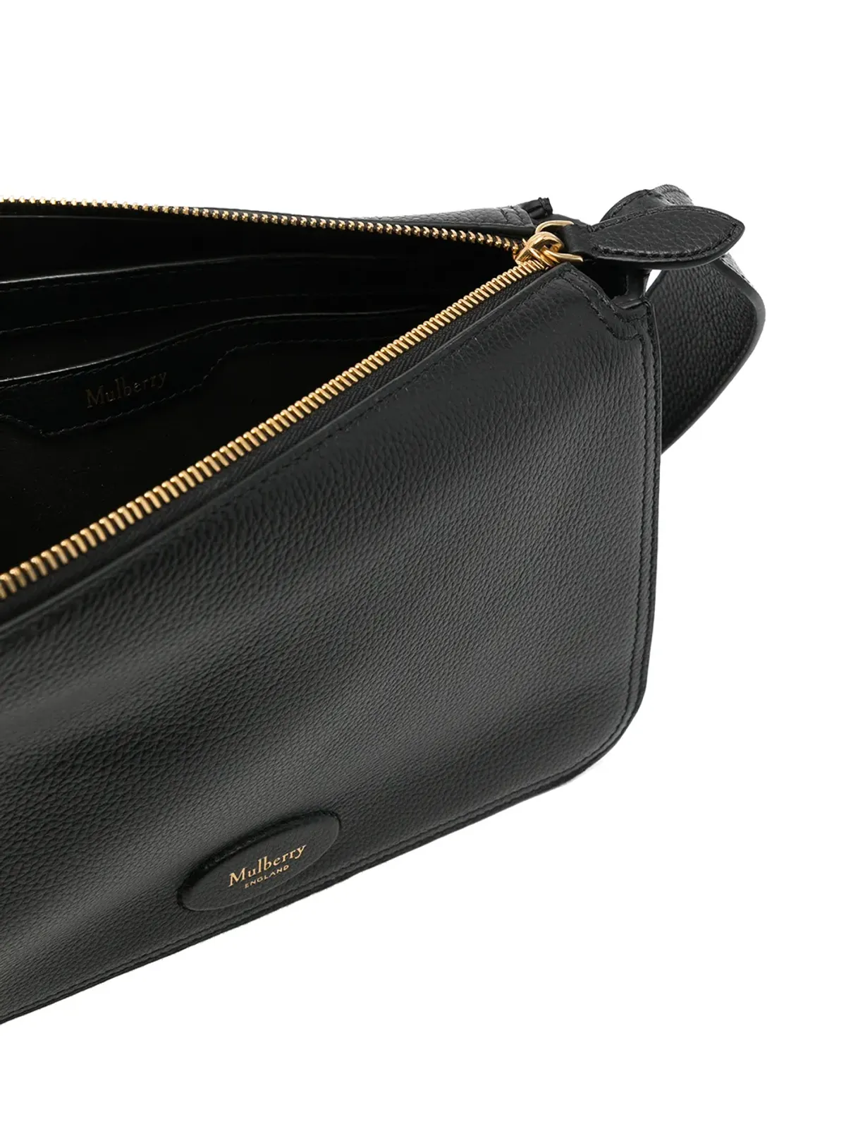 Mulberry Billie レザー クロスボディバッグ（ブラック） - 画像5