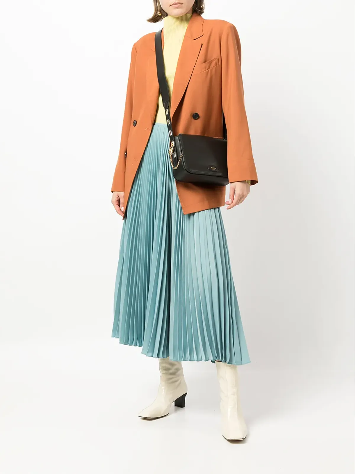 Mulberry Billie レザー クロスボディバッグ（ブラック） - 画像2