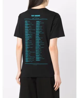 Raf Simons ロゴプリント半袖Tシャツ（ブラック） - サムネイル4