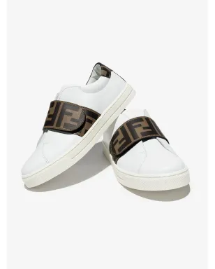 Fendi Kids ロゴストラップ ローカットスニーカー - サムネイル5