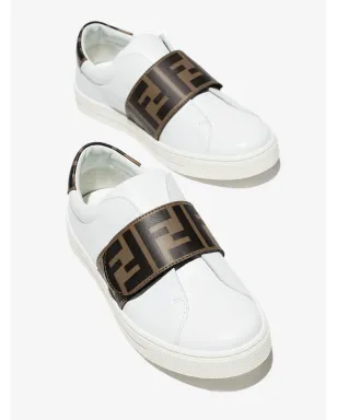 Fendi Kids ロゴストラップ ローカットスニーカー - サムネイル2