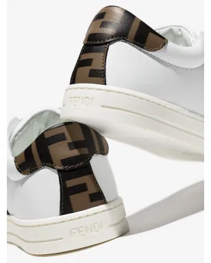 Fendi Kids ロゴストラップ ローカットスニーカー - サムネイル3