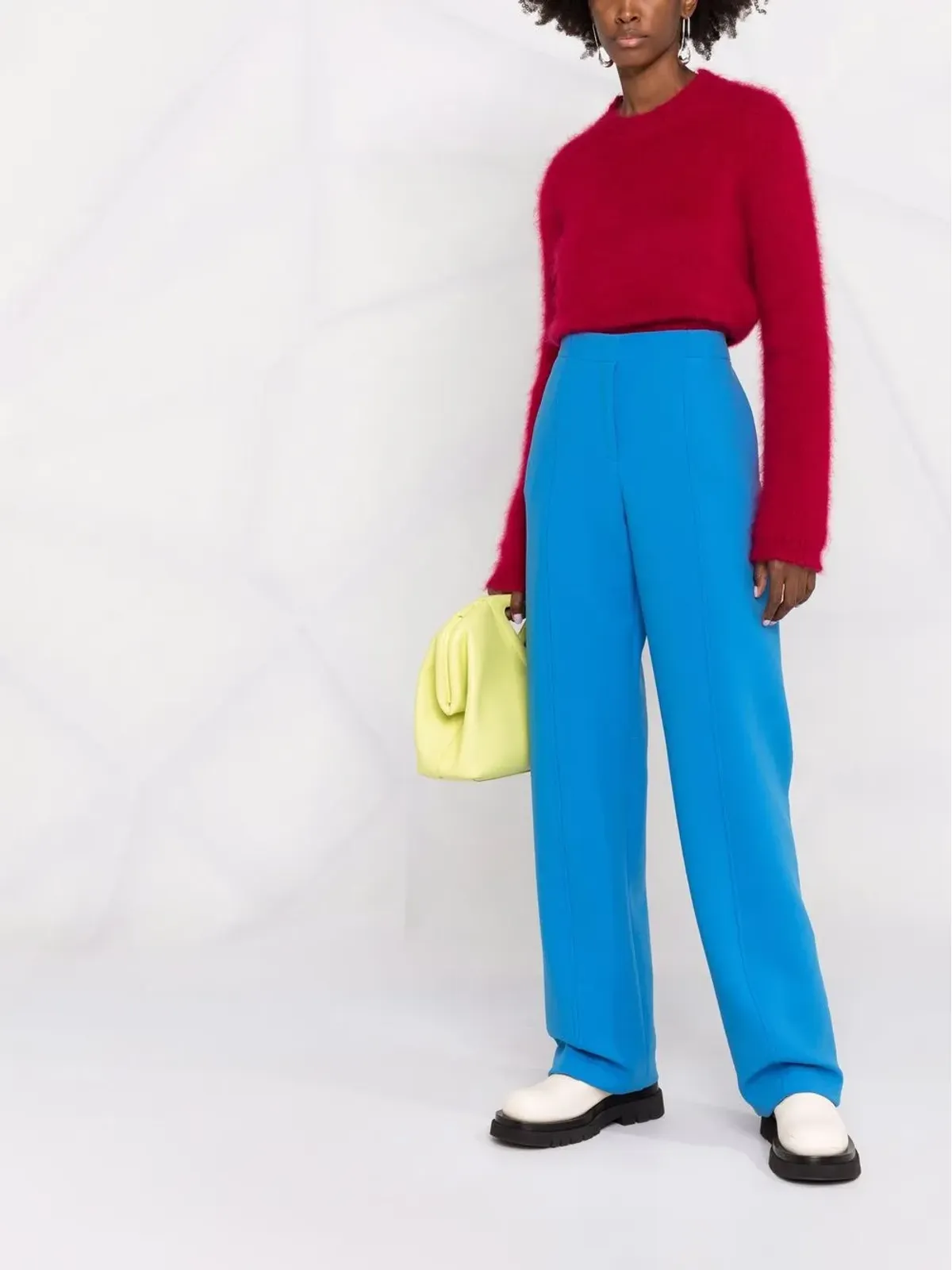 Ferragamo ハイウエストストレートパンツ - 画像2