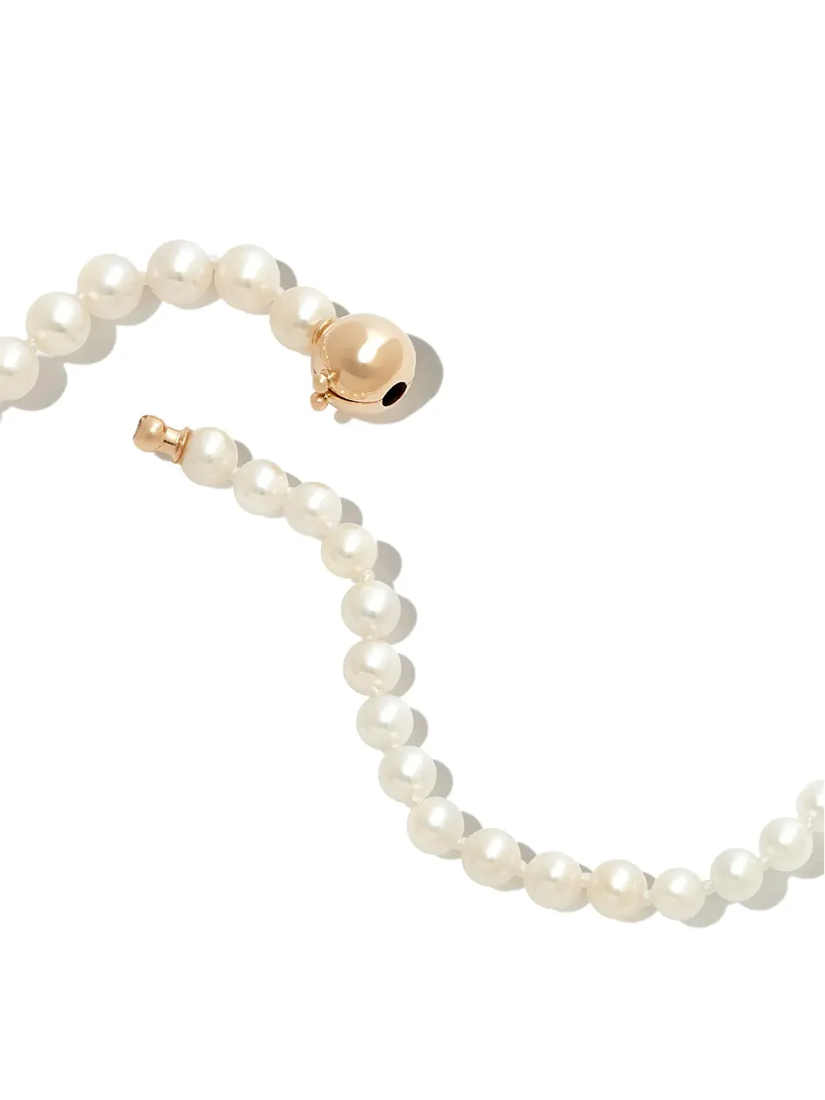 Sophie Bille Brahe 14Kイエローゴールド Petite Peggy パール ネックレス - 画像3