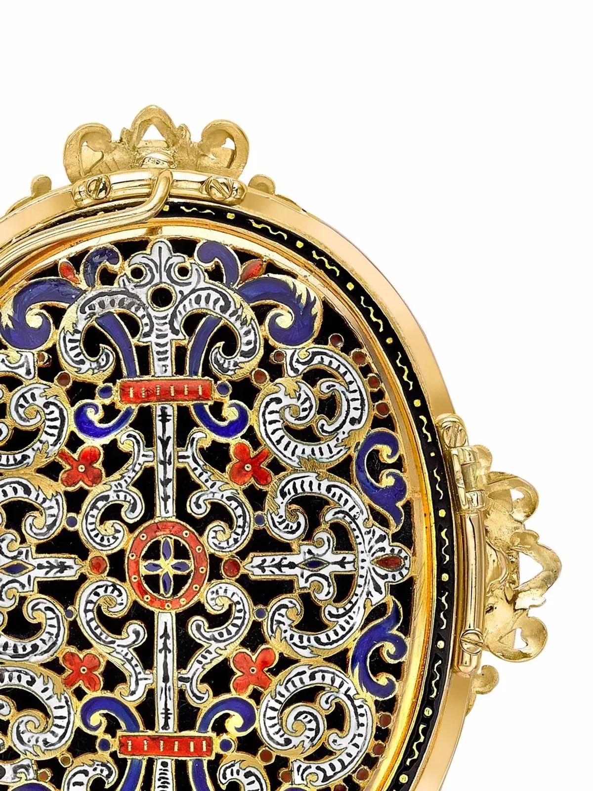 Pragnell Vintage ビクトリアン 15kt イエローゴールド マザーオブパールとダイヤモンド ブローチ - 画像4