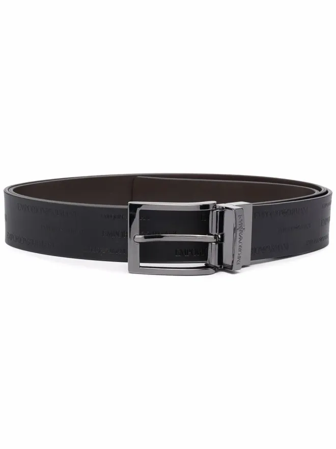 Emporio Armani Emporio Armani 全面エンボスロゴベルトの商品画像