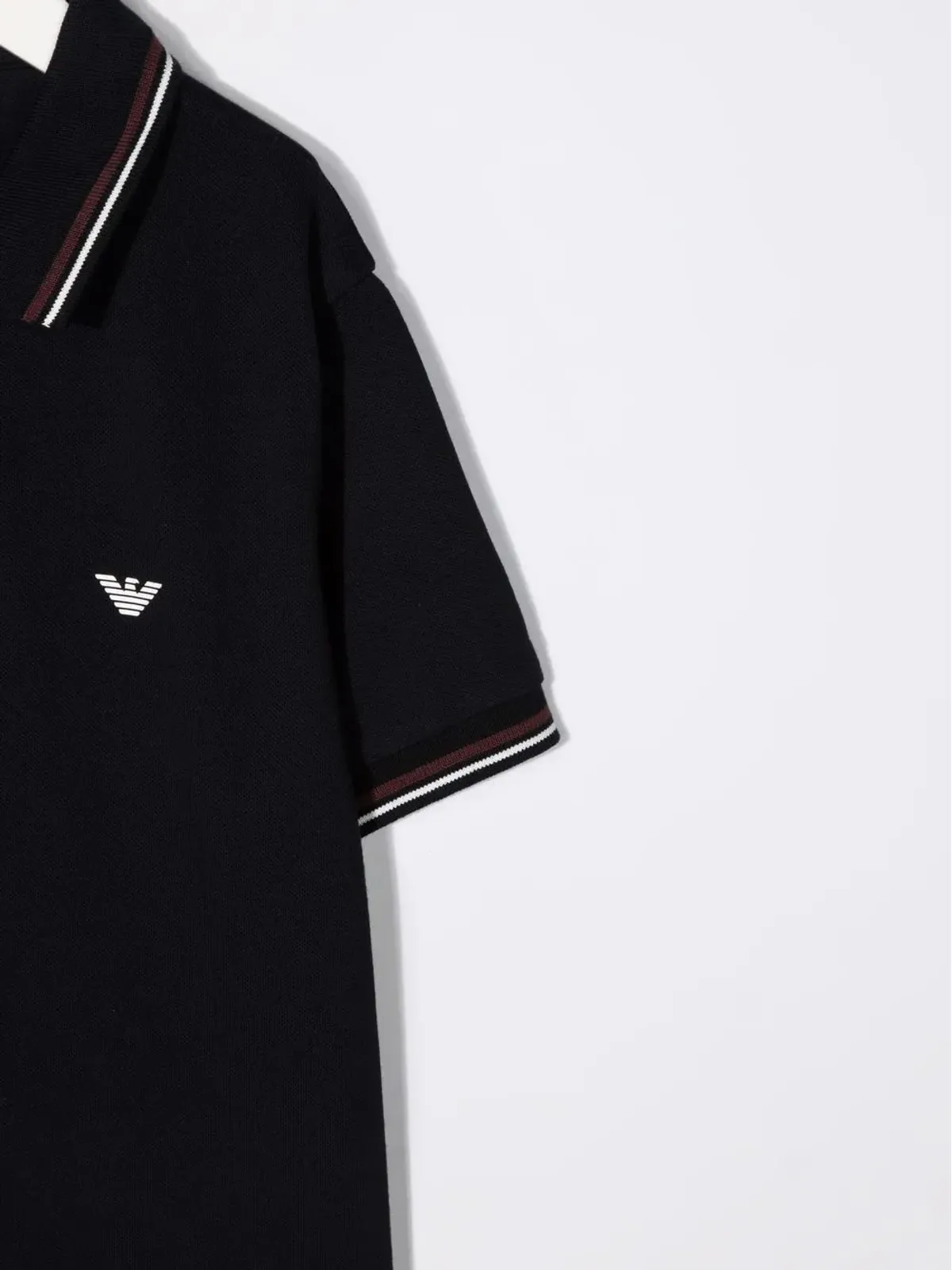 Emporio Armani Kids 刺繍ロゴ入りポロシャツ - 画像3
