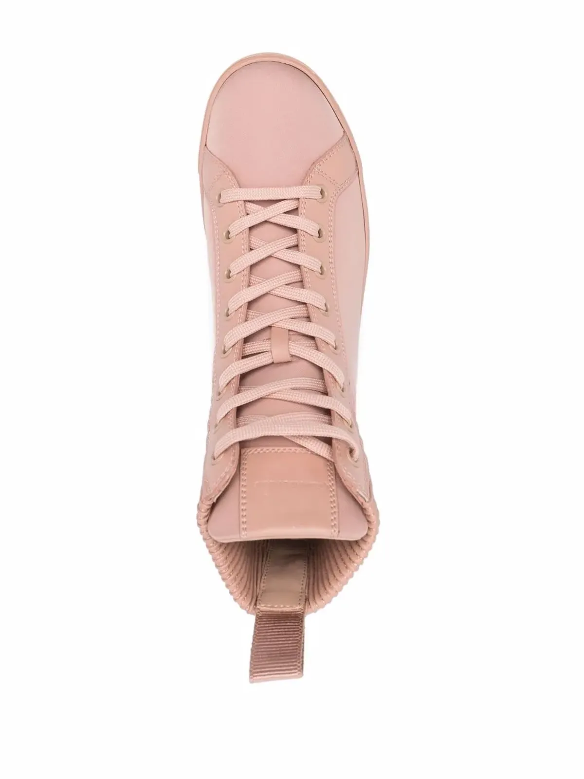 Gianvito Rossi ニットパネルド ハイトップスニーカー - 画像4