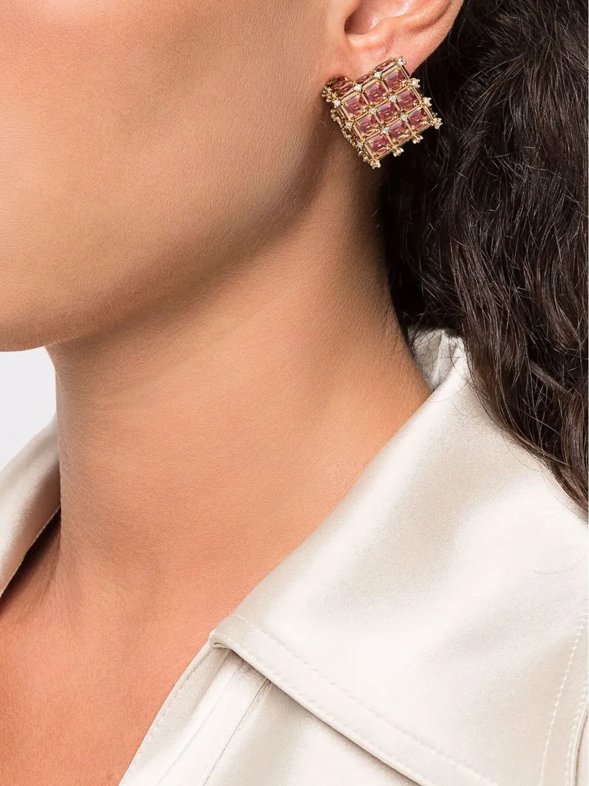 Swarovski Curiosa スタッド シングル イヤリング - ゴールド - 画像2