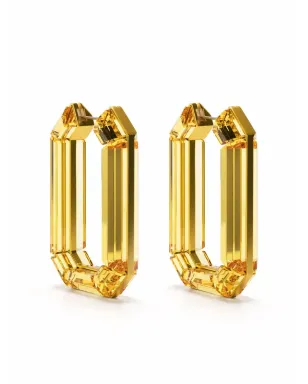 Swarovski ルセント フープピアス イエロー - サムネイル1