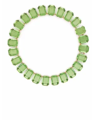 Swarovski ミレニア オクタゴンカットクリスタル ネックレス - グリーン - サムネイル1