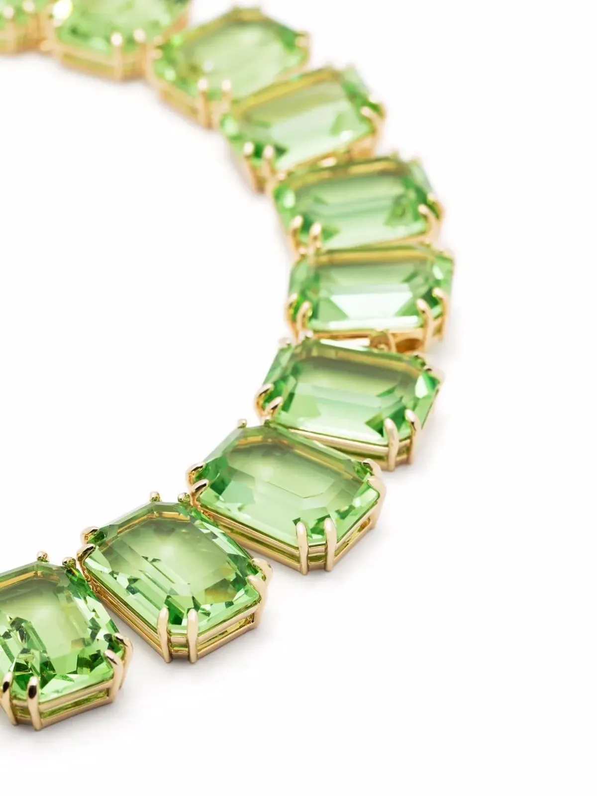 Swarovski ミレニア オクタゴンカットクリスタル ネックレス - グリーン - 画像3