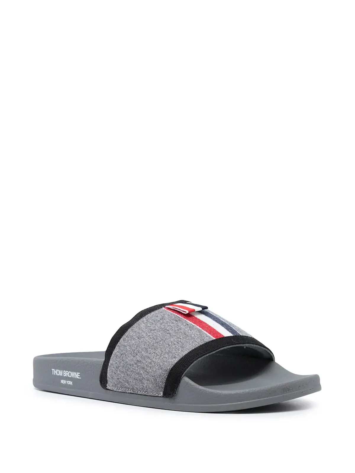 Thom Browne RWB-stripe ラバーサンダル グレー - 画像2